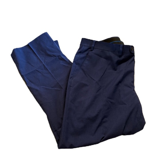 Vince Camuto Slim Men's Navy Blue Pants 40x30 Dress Career - Picture 1 of 6